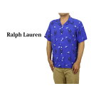 ラルフローレン ポロ ラルフローレン メンズ クラシックフィット マルチプリント 総柄 レーヨン 開襟 半袖シャツ POLO Ralph Lauren Men's CLASSIC FIT Multi Print Open Collar S/S Shirts US