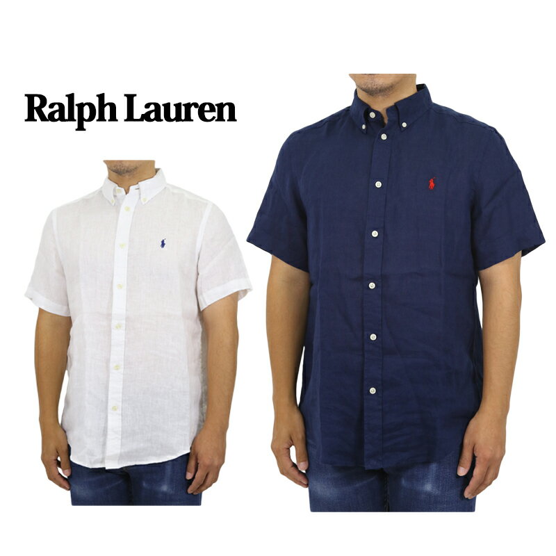 Short Sleeves - ポロ ラルフローレン ボーイズ リネン ボタンダウン 半袖シャツ 無地 POLO Ralph Lauren Boy's (SCHOOL) S/S Linen B.D.Shirts US