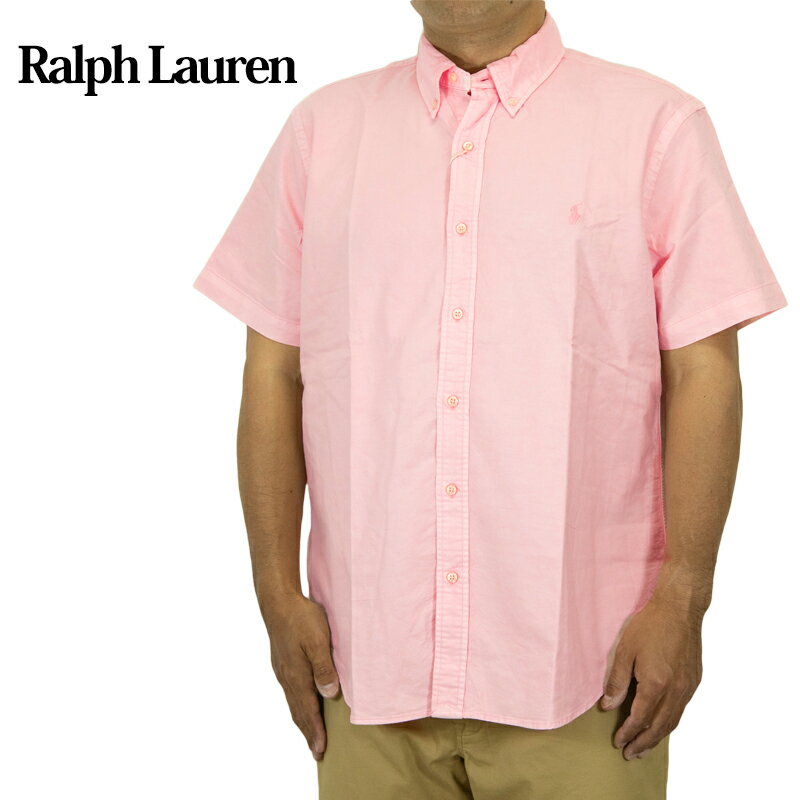 ポロ ラルフローレン メンズ クラシックフィット ボタンダウン オックスフォード 半袖シャツ ワンポイント ポニー刺繍 POLO Ralph Lauren Men's 