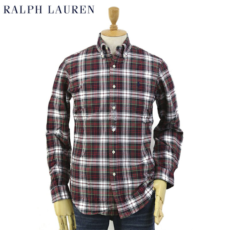 ラルフローレン Ralph Lauren Men's "STANDARD" Tartan Plaid Oxford B.D.Shirts US ポロ ラルフローレン オックスフォード ボタンダウン 長袖シャツ タータンチェック