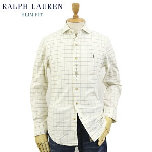 Ralph Lauren Men’s "SLIM FIT" Spread Collar Shirts Windowpane US ポロ ラルフローレン スリム ワイドカラー 長袖シャツ ウィンドーペーン フランネル