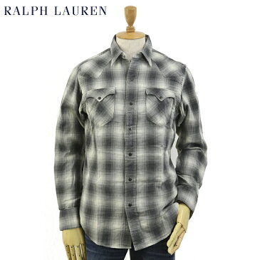 Ralph Lauren Men's Double-Face Western B.D.Shirts US ポロ ラルフローレン チェック ウェスタンシャツ　長袖シャツ