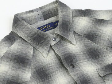 Ralph Lauren Men's Double-Face Western B.D.Shirts US ポロ ラルフローレン チェック ウェスタンシャツ　長袖シャツ