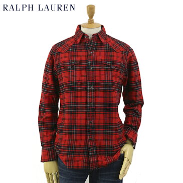 Ralph Lauren Men's Flannel Western B.D.Shirts US ポロ ラルフローレン ヘビーフランネルチェック ウェスタンシャツ　長袖シャツ