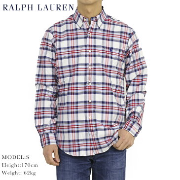 ポロ ラルフローレン オックスフォード ボタンダウン 長袖シャツ チェック POLO Ralph Lauren Men's 