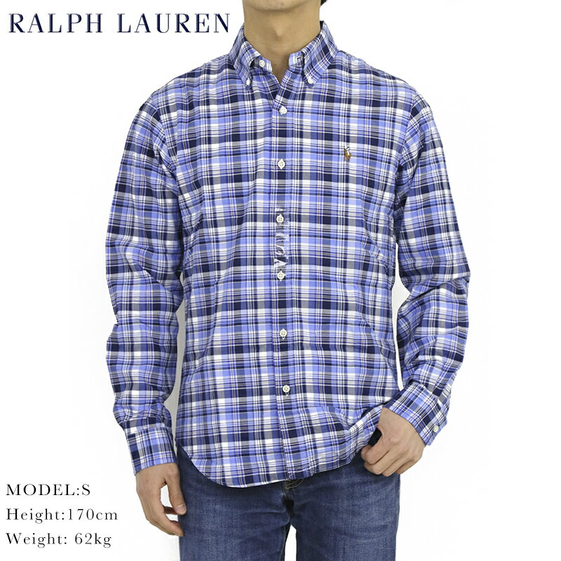 ポロ ラルフローレン オックスフォード ボタンダウン 長袖シャツ チェック POLO Ralph Lauren Men's 