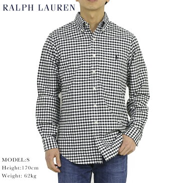 ポロ ラルフローレン オックスフォード ボタンダウン 長袖シャツ ギンガムチェック クラシックフィット POLO Ralph Lauren Men's 