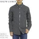 ポロ ラルフローレン スリムフィット ストレッチポプリン ボタンダウン チェック 長袖シャツ POLO Ralph Lauren Men's 