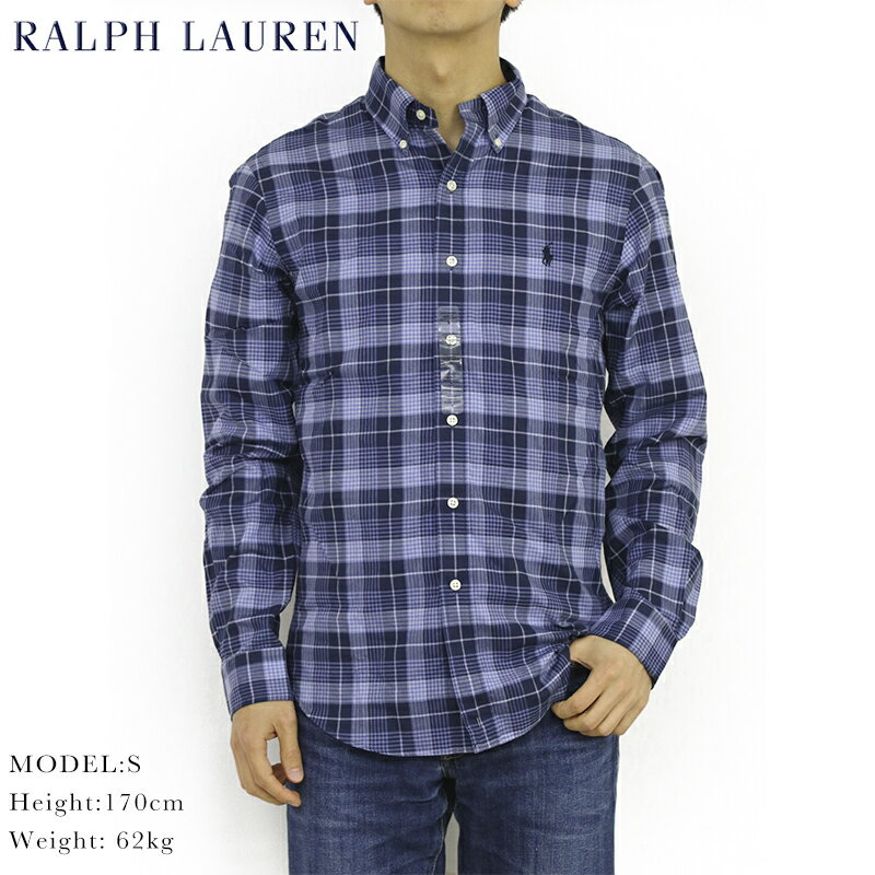 ラルフローレン ポロ ラルフローレン スリムフィット ボタンダウン チェック 長袖シャツ POLO Ralph Lauren Men's "SLIM FIT" B.D.Shirts US