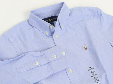 ポロ ラルフローレン ボーイズ ボタンダウン オックスフォード 長袖シャツ 無地 ワンポイント POLO Ralph Lauren boy's l/s Oxford B.D.Shirts