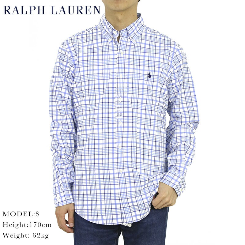 ポロ ラルフローレン ボタンダウン 長袖シャツ クラシックフィット ストレッチ POLO Ralph Lauren Men's 