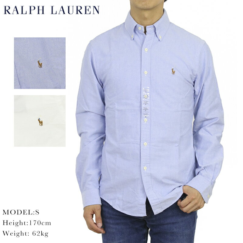 ラルフローレン ポロ ラルフローレン 長袖 スリムフィット ワンポイント刺繍 ボタンダウンシャツ POLO Ralph Lauren Men's "SLIM FIT" l/s Oxford B.D.Shirts US (UPS)