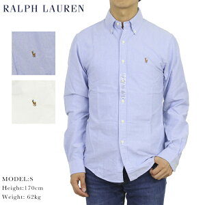 ポロ ラルフローレン 長袖 スリムフィット ワンポイント刺繍 ボタンダウンシャツ POLO Ralph Lauren Men’s "SLIM FIT" l/s Oxford B.D.Shirts US (UPS)