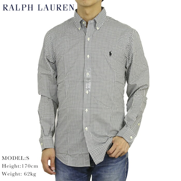 ポロ ラルフローレン スリムフィット ストレッチ コットン ボタンダウン 長袖シャツ POLO Ralph Lauren Men's 