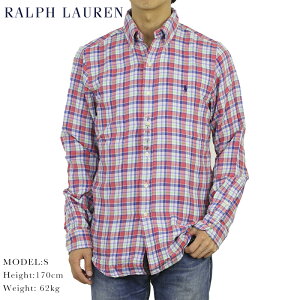 ポロ ラルフローレン ボタンダウン 長袖シャツ クラシックフィット ガーゼフランネルチェック POLO Ralph Lauren Men’s "CLASSIC FIT" B.D.Shirts US