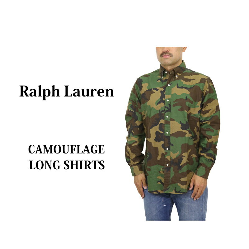 ポロ ラルフローレン メンズ クラシックフィット 迷彩 オックスフォード ボタンダウン 長袖シャツ POLO Ralph Lauren Men 039 s CLASSIC FIT Camouflage Oxford B.D.Shirts US (UPS)