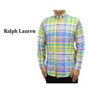 ポロ ラルフローレン メンズ クラシックフィット マドラスチェック オックスフォード ボタンダウン 長袖シャツ POLO Ralph Lauren Men's L/S 