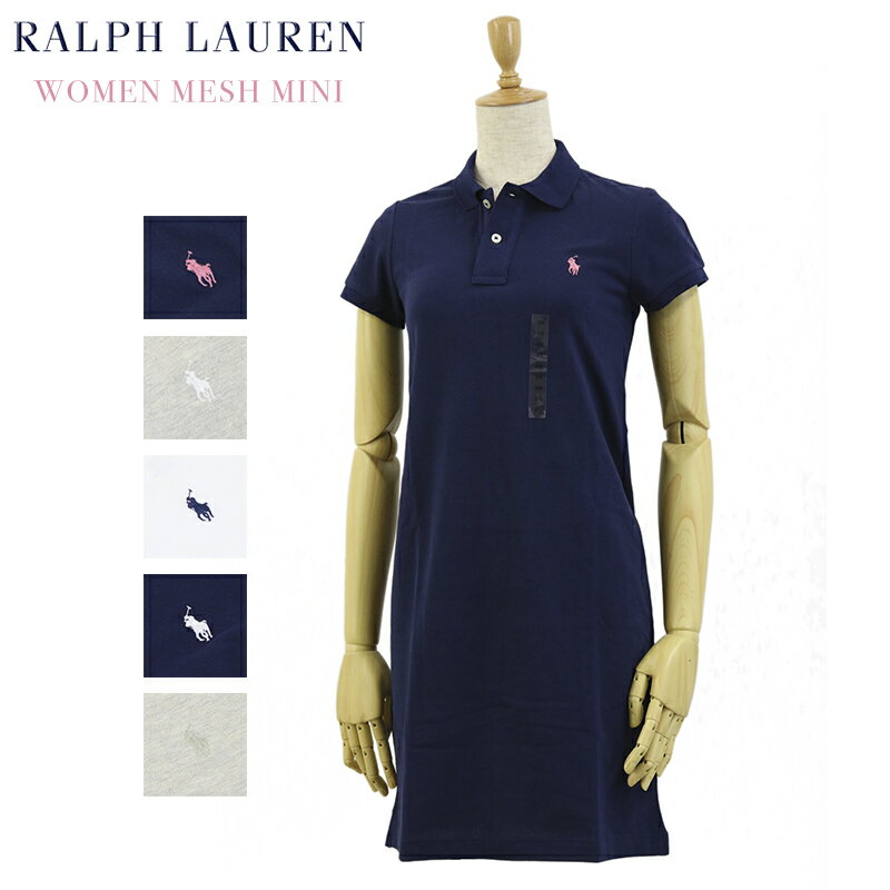 (WOMEN) POLO Ralph Lauren Polo Mesh Mini One-Piece ラルフローレン USレディース ポロワンピース