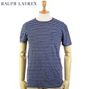 Ralph Lauren Men 039 s INDIGO Linen Cotton Border Pocket T-shirts US ポロ ラルフローレン インディゴ染 ポケットTシャツ (UPS)