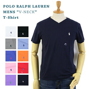 Ralph Lauren Men's V-Neck T-shirts ե  ̵ Vͥå T ݥ (UPS)