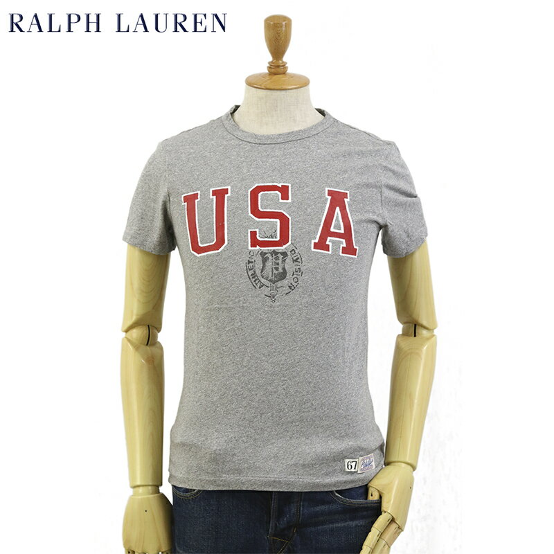 Ralph Lauren Men's USA Athletic T-shirts US ݥ ե åץ ӥơ T (UPS)