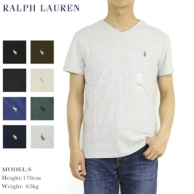 ポロ ラルフローレン メンズ 無地 Vネック Tシャツ ワンポイント POLO Ralph Lauren Men 039 s V-Neck T-shirts (UPS)