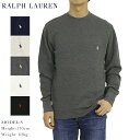 ポロ ラルフローレン メンズ 無地 ワッフルサーマル 長袖Tシャツ ワンポイント POLO Ralph Lauren Men 039 s WAffle Crew l/s T-shirts US