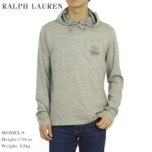 ポロ ラルフローレン メンズ フード付き 長袖Tシャツ 胸ポケット POLO Ralph Lauren Men’s Hooded l/s T-shirts US