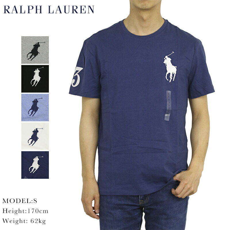 ポロ ラルフローレン Tシャツ メンズ ポロ ラルフローレン メンズ ビッグポニー刺繍 クルーネック Tシャツ POLO Ralph Lauren Men's BIG PONY Crew Tee (UPS)