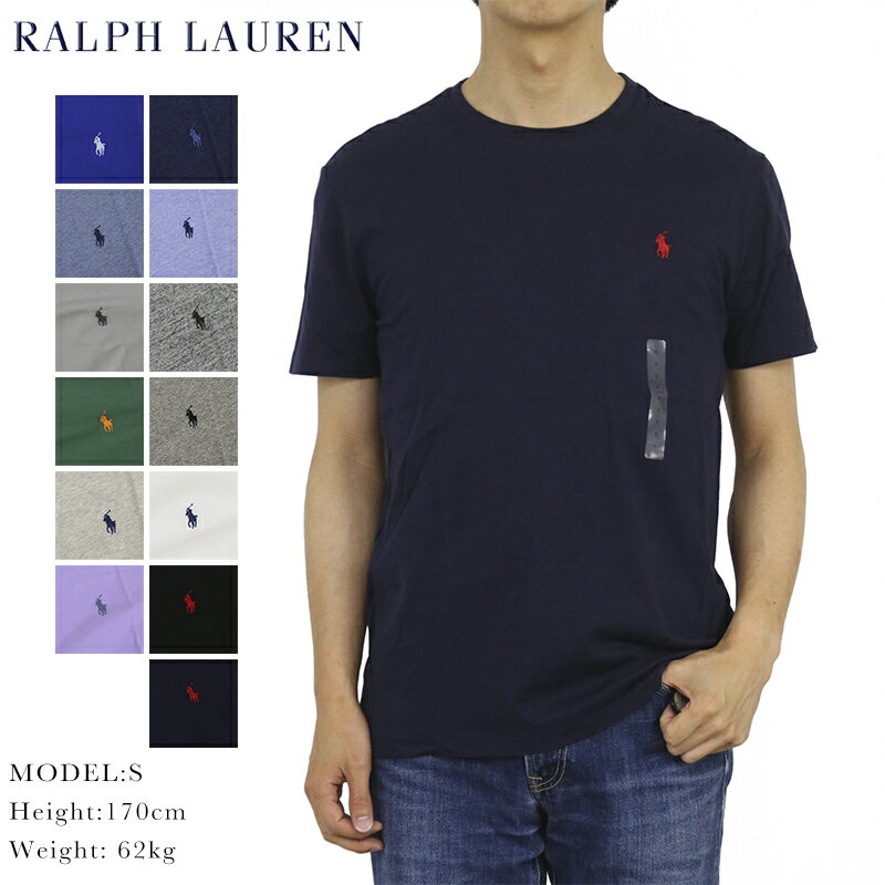 ポロ ラルフローレン メンズ 無地 クルーネック Tシャツ ワンポイント POLO Ralph Lauren Men 039 s Crew-Neck T-shirts (UPS)