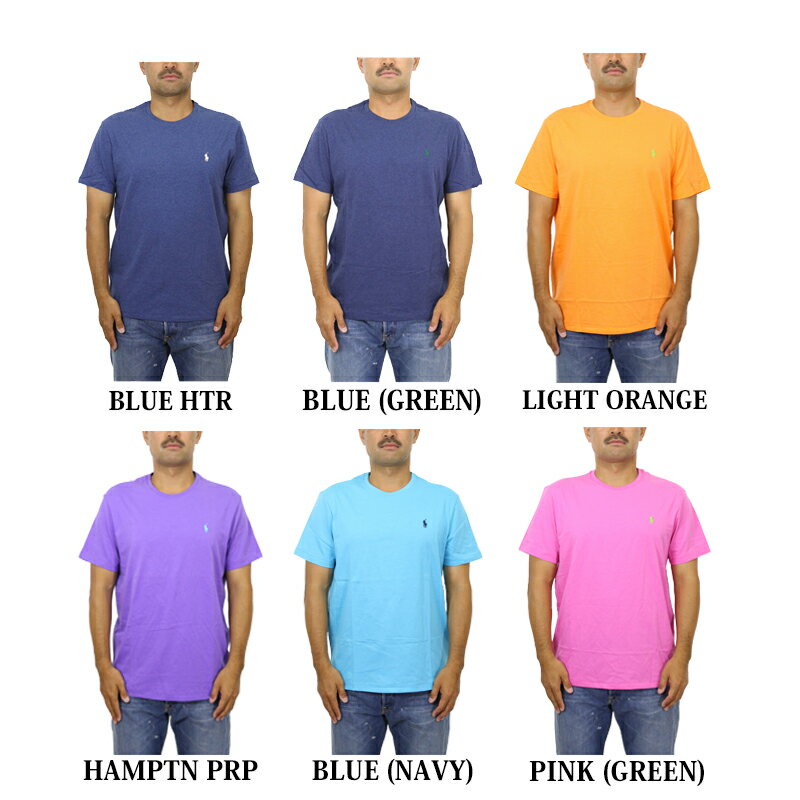 ポロ ラルフローレン メンズ 無地 クルーネック Tシャツ ワンポイント POLO Ralph ...