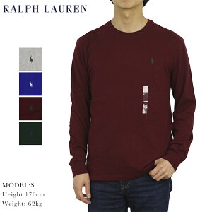 POLO Ralph Lauren Men's Crew l/s T-shirts US ポロ ラルフローレン メンズ 無地 長袖Tシャツ ワンポイント