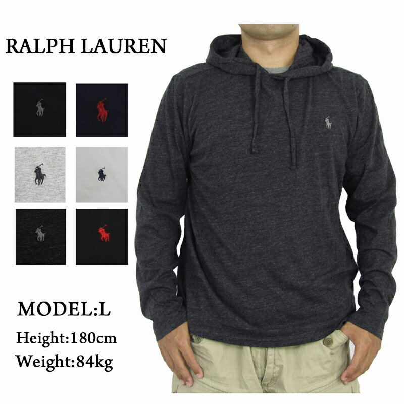 ポロ ラルフローレン Tシャツ メンズ ポロ ラルフローレン メンズ ポニー刺繍 フード付き 長袖Tシャツ POLO Ralph Lauren Men's Hooded l/s PONY T-shirts US