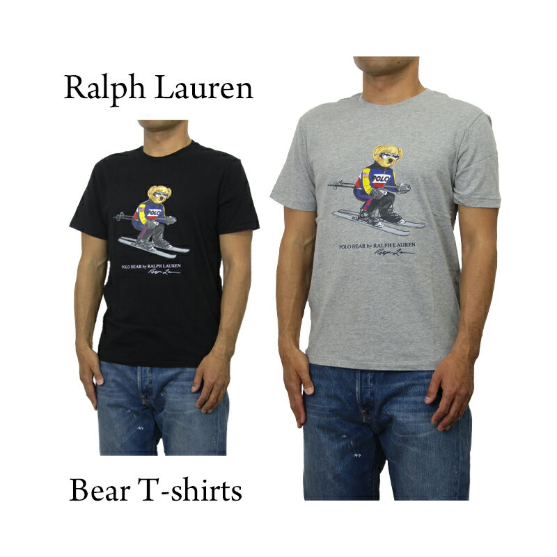 ポロ ラルフローレン メンズ ポロベアー プリント クルーネック Tシャツ POLO Ralph Lauren Men 039 s POLO BEAR Crew T-shirts US (UPS)