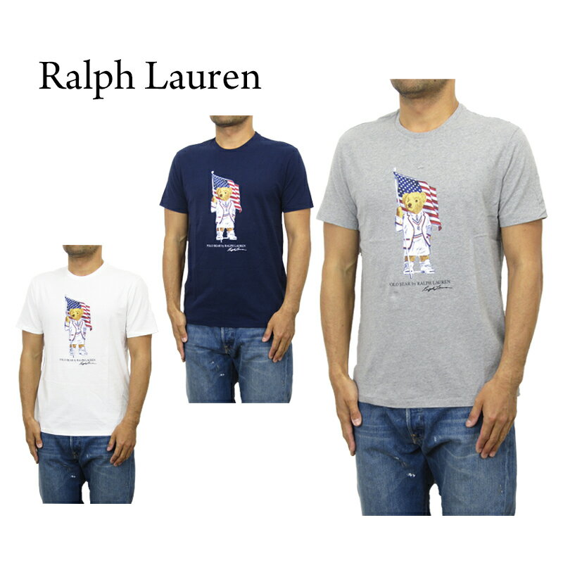 ポロ ラルフローレン メンズ ポロベアー プリント クルーネック Tシャツ POLO Ralph Lauren Men 039 s POLO BEAR Crew T-shirts US (UPS)