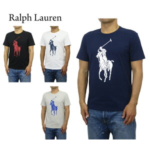 ݥ ե  ӥåݥˡ ץ T POLO Ralph Lauren Men's Big Pony Print Crew T-shirts US (UPS)