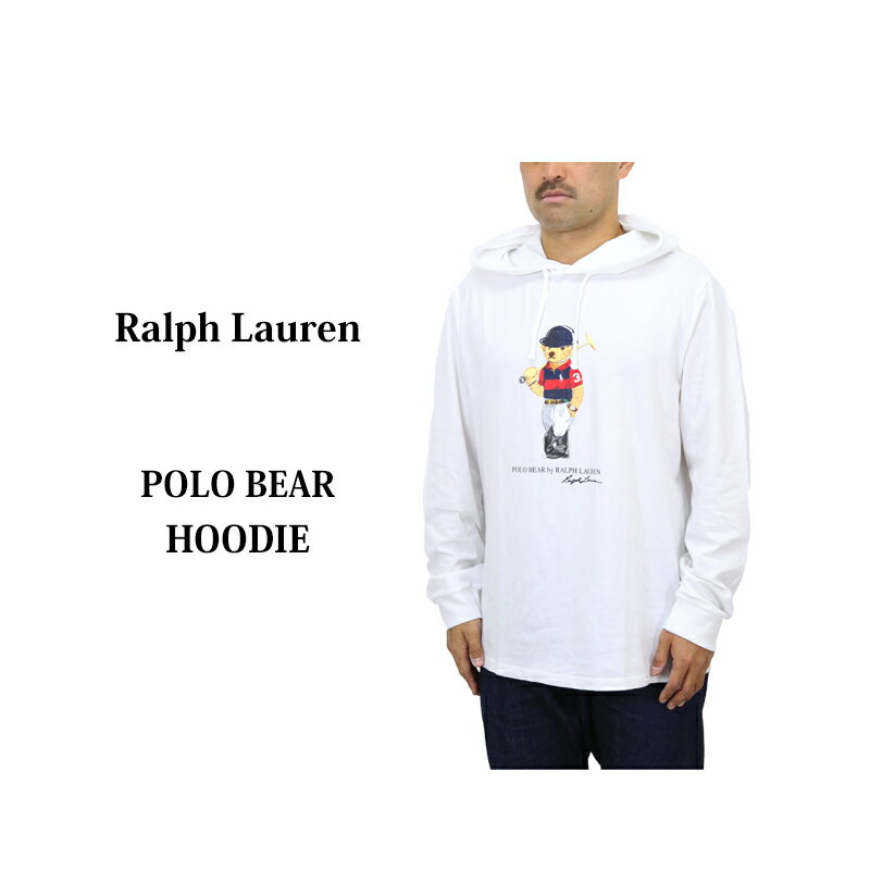 Rakuten - ポロ ラルフローレン メンズ ポロベアー プリント フード付き 長袖Tシャツ POLO Ralph Lauren Men's Hooded l/s POLO BEAR T-shirts US