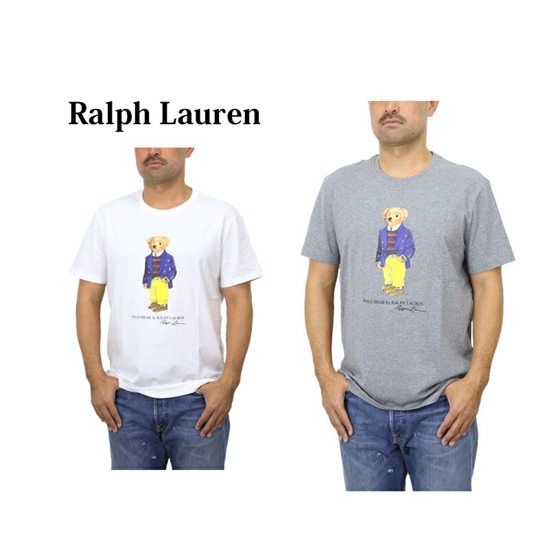 ポロ ラルフローレン メンズ ポロベアー プリント クルーネック Tシャツ POLO Ralph Lauren Men 039 s POLO BEAR Crew T-shirts US (UPS)