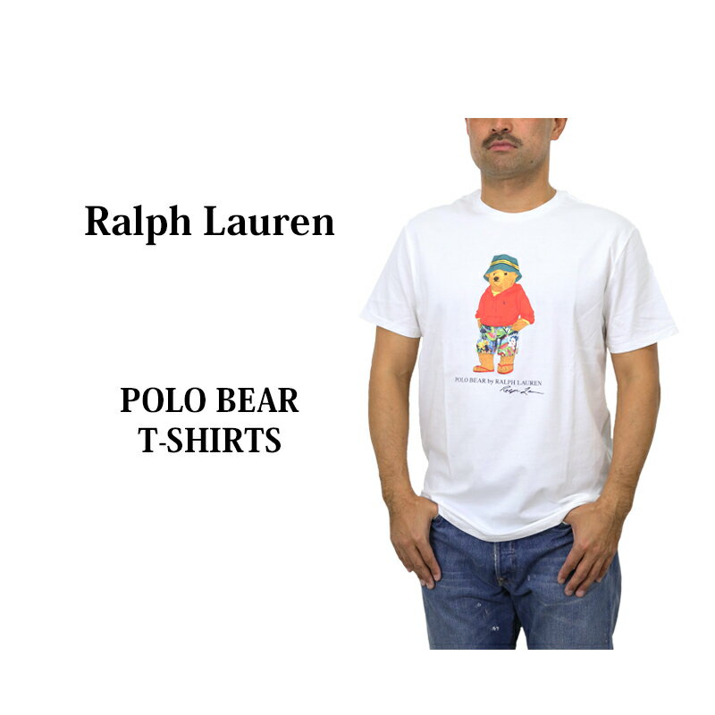 ポロ ラルフローレン メンズ ポロベアー プリント クルーネック Tシャツ POLO Ralph Lauren Men's POLO BEAR Crew T-shirts US (UPS)