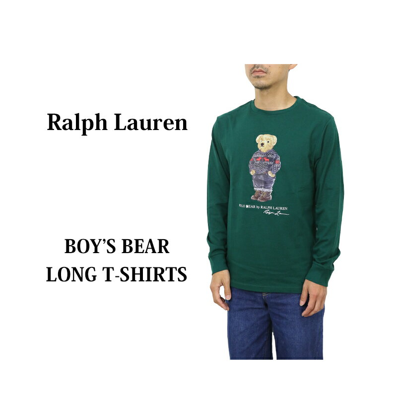 ݥ ե ܡ Ĺµ ݥ٥ ץ T (SCHOOL) POLO Ralph Lauren Boys L/S Polo Bear Print Tee US