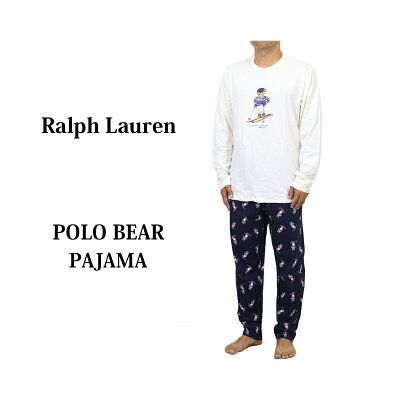 ポロ ラルフローレン メンズ ポロベアー プリント パジャマ 上下セット POLO Ralph Lauren Men's Pajama set up POLO BEAR US