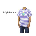 ポロ ラルフローレン メンズ クラシックフィット ポロベアー プリント ボーダー Tシャツ POLO Ralph Lauren Men's CLASSIC FIT POLO BEAR Border Crew T-shirts US (UPS)