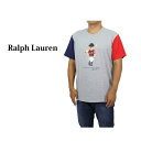 ポロ ラルフローレン メンズ クラシックフィット ポロベアー プリント パネル切替 Tシャツ POLO Ralph Lauren Men's "CLASSIC FIT" POLO BEAR Panelled Crew T-shirts US (UPS)