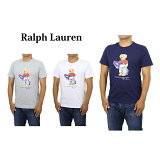 ݥ ե  ॹեå ݥ٥ ץ 롼ͥå T POLO Ralph Lauren Men's CUSTOM SLIM FIT POLO BEAR Crew T-shirts US (UPS)