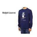 ポロ ラルフローレン ボーイズ 長袖 ポロベアー プリント クルーネック Tシャツ (SCHOOL) POLO Ralph Lauren Boys L/S Polo Bear Print Crew T-shirt US