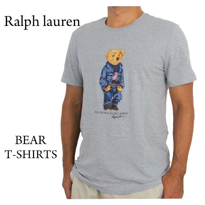 ポロ ラルフローレン メンズ ポロベアー プリント クルーネック Tシャツ POLO Ralph Lauren Men 039 s POLO BEAR Crew T-shirts US (UPS)