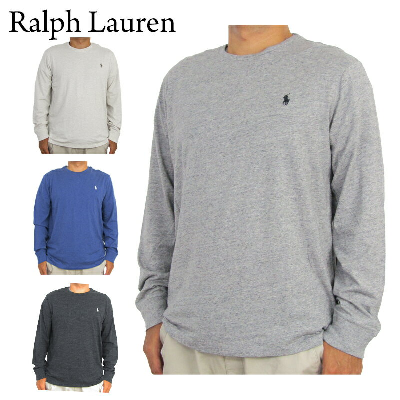 POLO Ralph Lauren Men's Crew l/s T-shirts US ポロ ラルフローレン メンズ 無地 長袖Tシャツ ワンポイント (UPS)