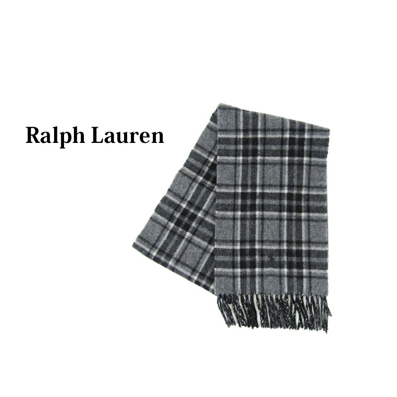 ラルフローレン マフラー（メンズ） ポロ ラルフローレン ダブルフェイス ウール混紡 スカーフ マフラー (GENTS HTHR) POLO Ralph Lauren Double-Faced Scarf