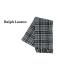 ラルフローレン ポロ ラルフローレン ダブルフェイス ウール混紡 スカーフ マフラー (GENTS HTHR) POLO Ralph Lauren Double-Faced Scarf