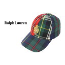 ポロ ラルフローレン タータンチェック エンブレム キャップ ハット (BLUE PLAID) Polo Ralph Lauren Tartan Emblem Baseball Cap US (UPS)